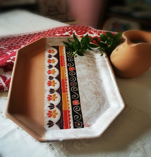 VASSOIO OTTAGONALE CM 38/30